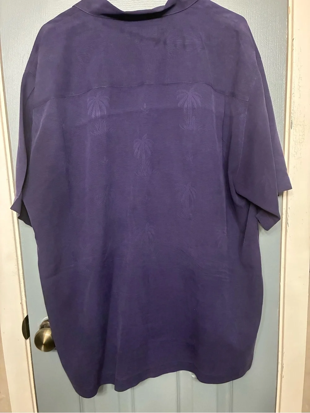 Tommy Bahama Deep Purple Short-Sleeve Camp Shirt